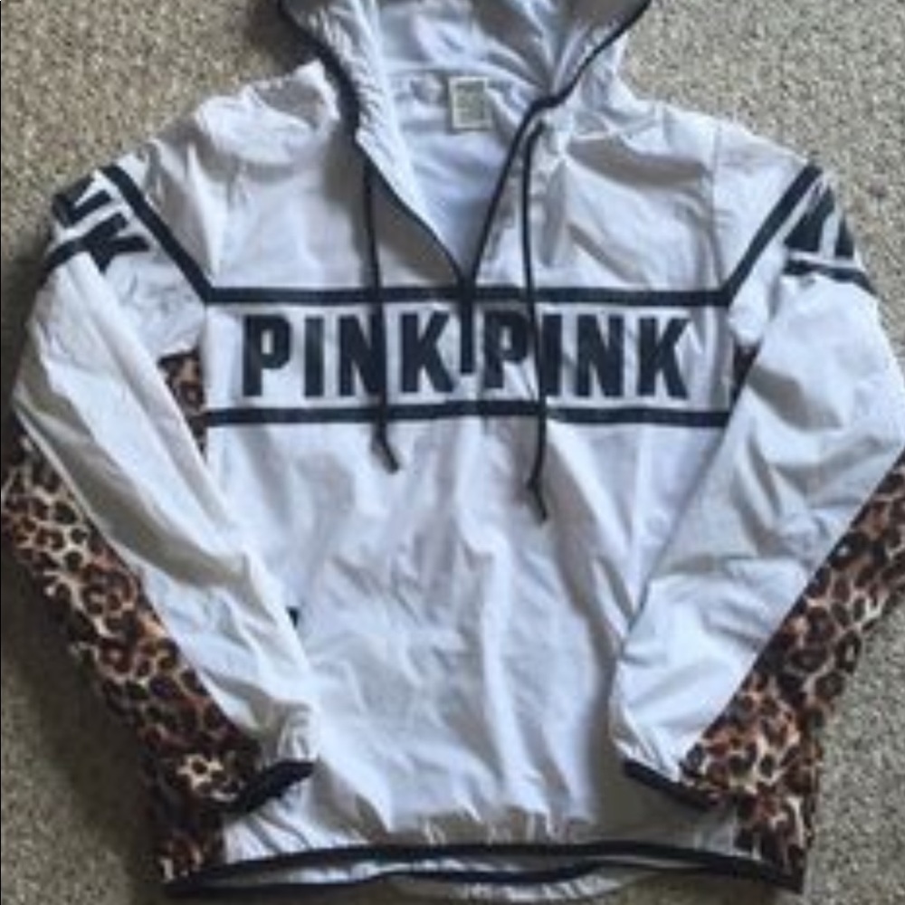 VERY RARE cheetah print windbreaker vs pink